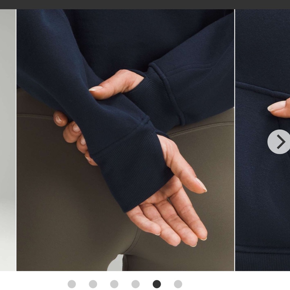 Lululemon scuba half zip hoodie size XS/S true navy - Picture 3 of 10